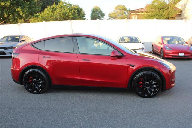 Photo of 2021 Red Multi-Coat Tesla Model Y