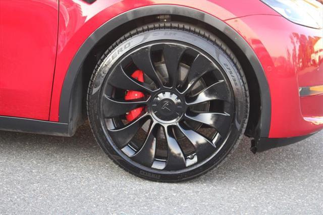 Photo of 2021 Red Multi-Coat Tesla Model Y