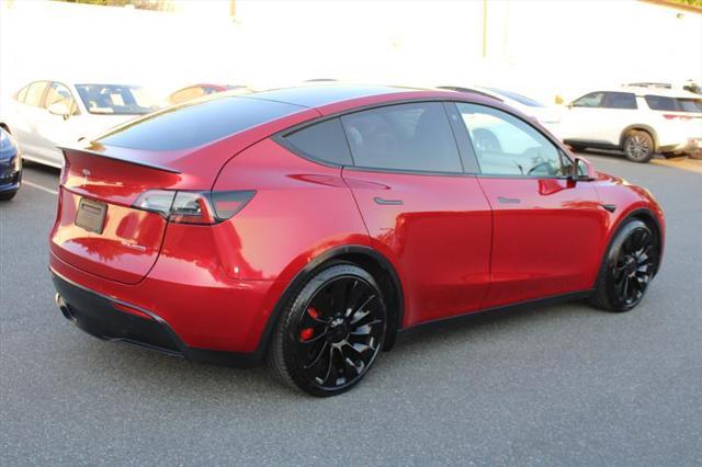Photo of 2021 Red Multi-Coat Tesla Model Y