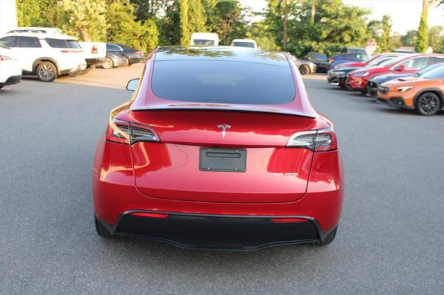 Photo of 2021 Red Multi-Coat Tesla Model Y