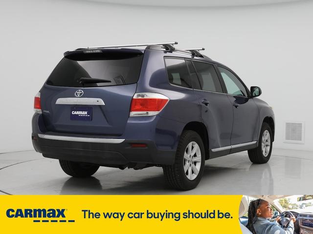 Photo of 2013 Blue Toyota Highlander