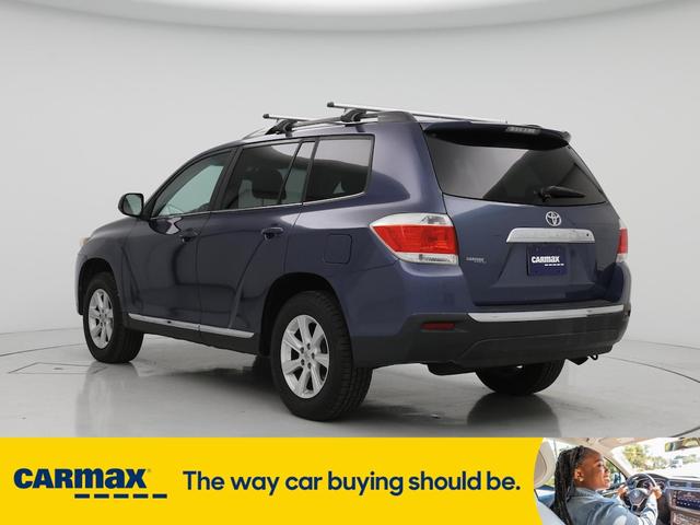 Photo of 2013 Blue Toyota Highlander