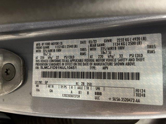 Photo of 2022 Ocean Drive Blue Metallic Tinted Clearciat Lincoln Corsair