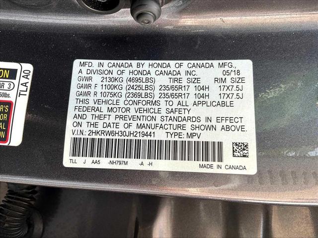 Photo of 2018 Modern Steel Metallic Honda CR-V