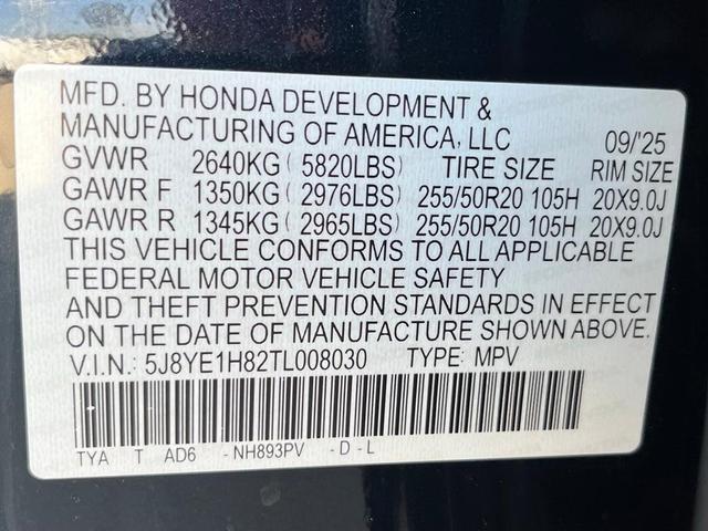 Photo of 2026 Majestic Black Pearl Acura MDX