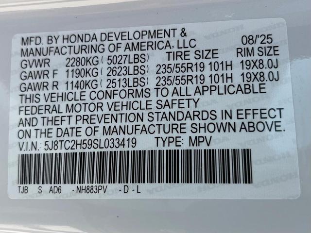 Photo of 2025 Platinum White Pearl Acura RDX