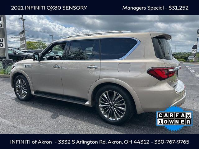 Photo of 2021 Champagne Quartz INFINITI QX80