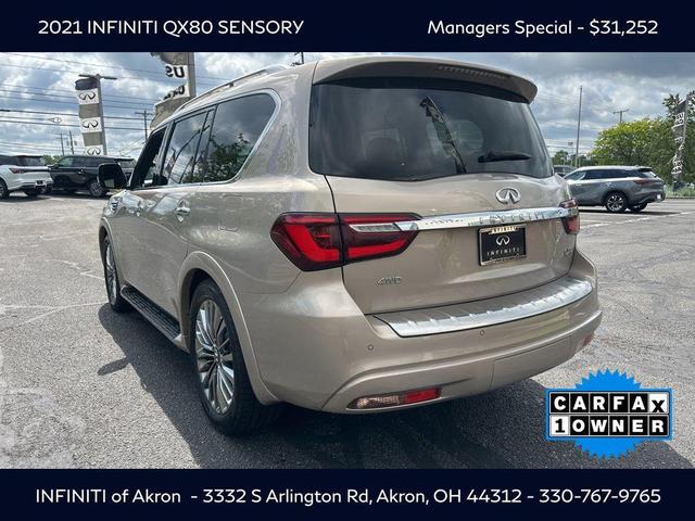 Photo of 2021 Champagne Quartz INFINITI QX80