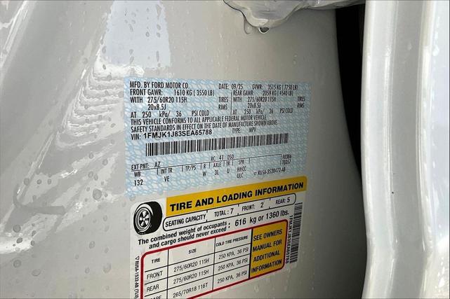 Photo of 2025 STAR WHITE MET TRI-COAT Ford Expedition Max