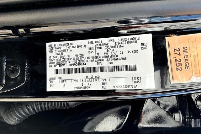Photo of 2023 Agate Black Metallic Ford F-150