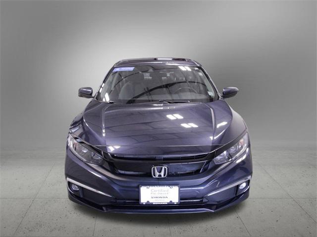 Photo of 2021 Cosmic Blue Metallic Honda Civic