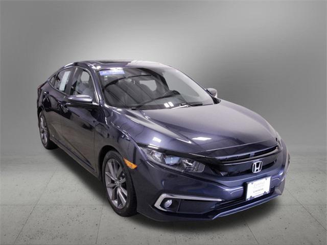 Photo of 2021 Cosmic Blue Metallic Honda Civic