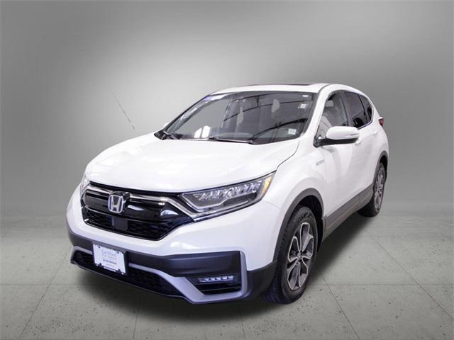 Photo of 2021 Platinum White Pearl Honda CR-V Hybrid