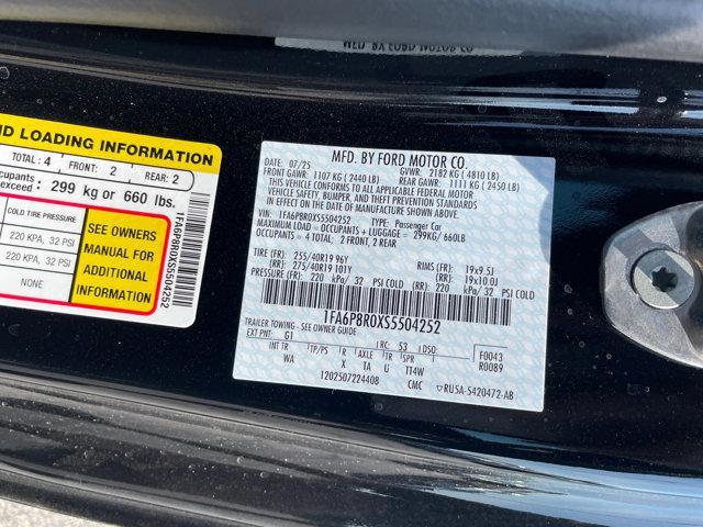 Photo of 2025 Shadow Black Ford Mustang