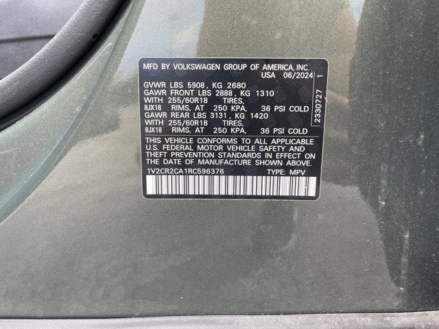 Photo of 2024 Avocado Green Volkswagen Atlas