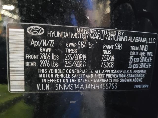 Photo of 2022 Twilight Black Hyundai SANTA FE