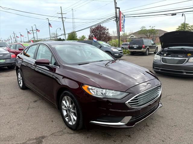 Photo of 2017 Burgundy Ford Fusion