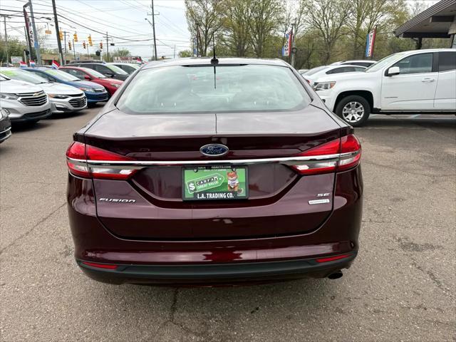 Photo of 2017 Burgundy Ford Fusion