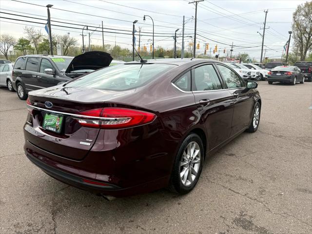 Photo of 2017 Burgundy Ford Fusion