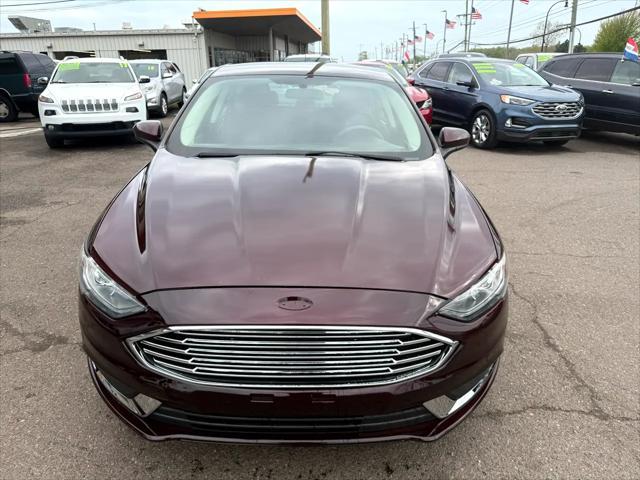 Photo of 2017 Burgundy Ford Fusion