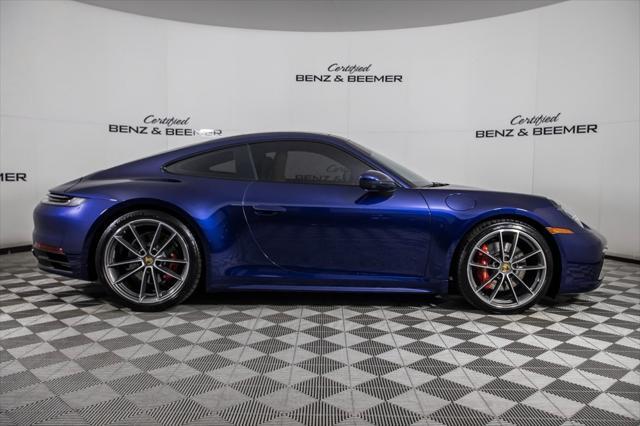 Photo of 2024 Gentian Blue Metallic Porsche 911