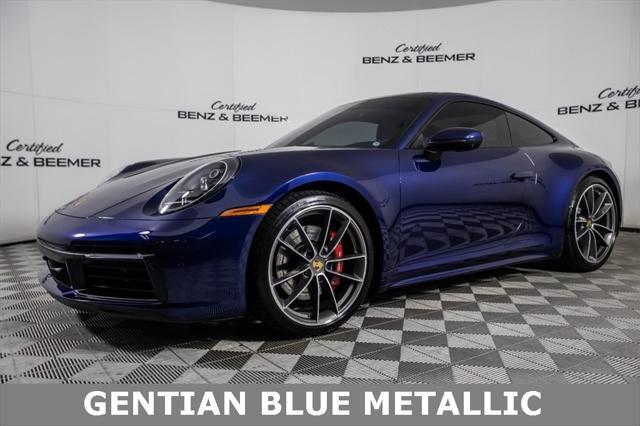 Photo of 2024 Gentian Blue Metallic Porsche 911