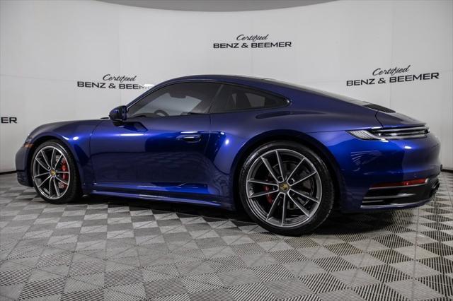 Photo of 2024 Gentian Blue Metallic Porsche 911