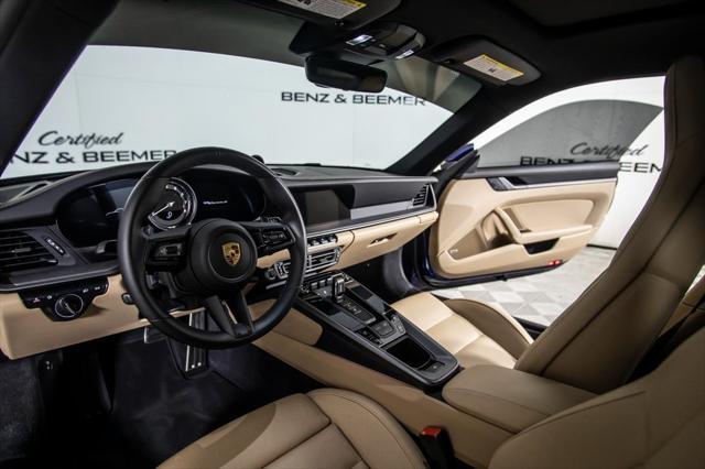 Photo of 2024 Gentian Blue Metallic Porsche 911