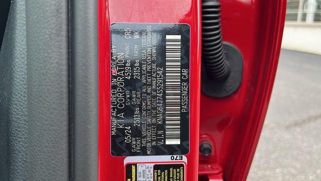 Photo of 2025 Runway Red Kia K5