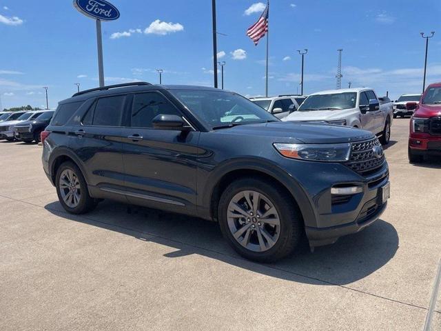Photo of 2022 Stone Blue Metallic Ford Explorer