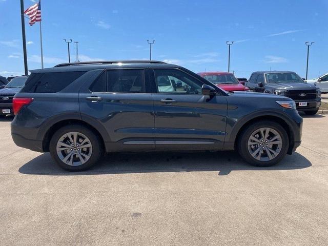 Photo of 2022 Stone Blue Metallic Ford Explorer