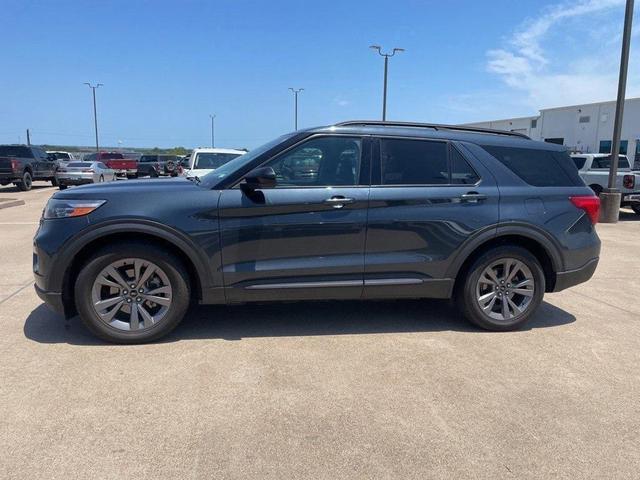 Photo of 2022 Stone Blue Metallic Ford Explorer
