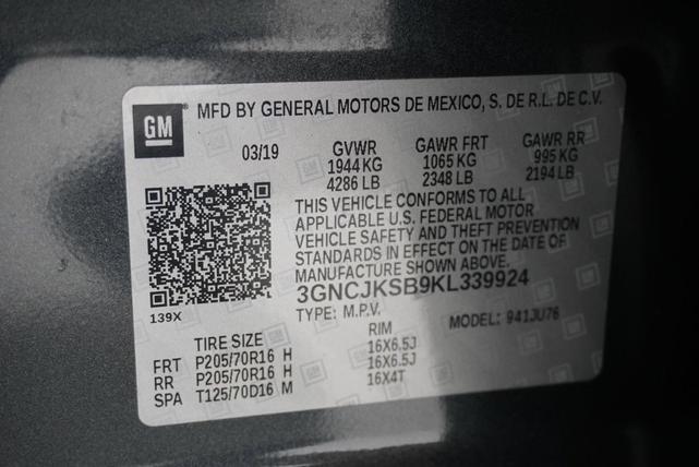 Photo of 2019 Nightfall Gray Metallic Chevrolet Trax