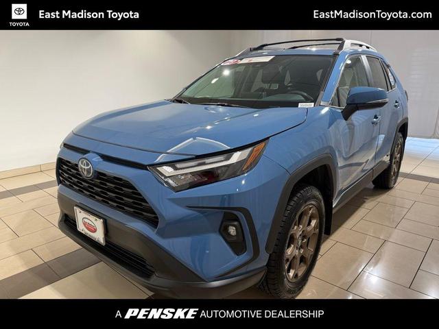 Photo of 2023 Cavalry Blue Toyota RAV4 Hybrid