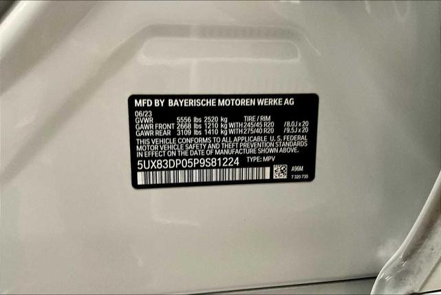 Photo of 2023 Mineral White Metallic BMW X3