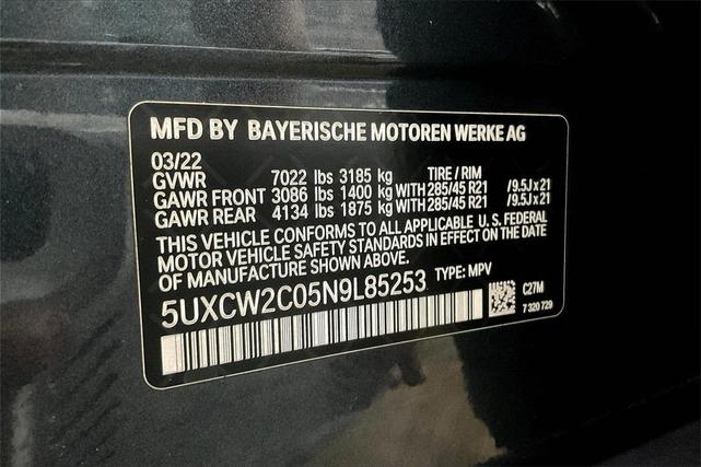 Photo of 2022 Metallic BMW X7