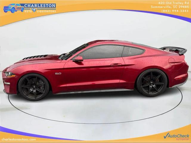 Photo of 2018 Burgundy Ford Mustang