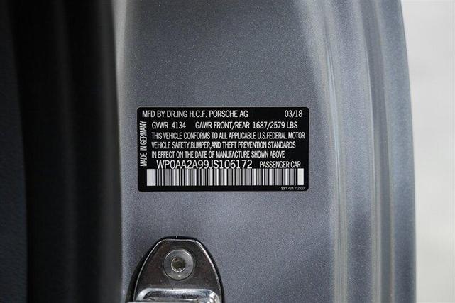 Photo of 2018 GT Silver Metallic Porsche 911