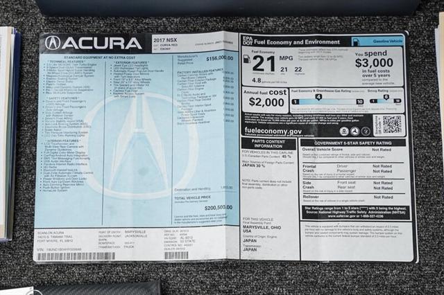 Photo of 2017 Curva Red Acura NSX