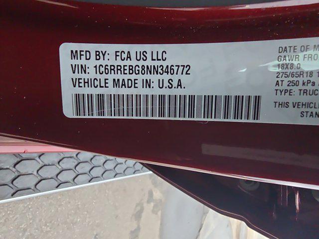Photo of 2022 Delmonico Red Pearlcoat RAM 1500
