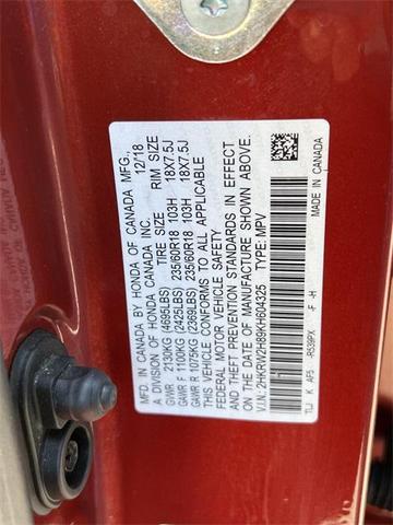 Photo of 2019 Molten Lava Pearl Honda CR-V