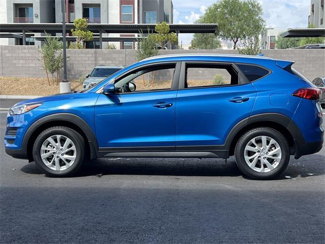 Photo of 2021 Aqua Blue Hyundai TUCSON