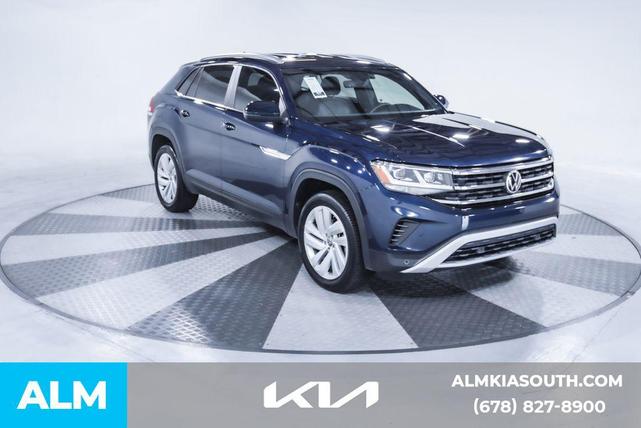 Photo of 2022 Tourmaline Blue Metallic Volkswagen Atlas Cross Sport