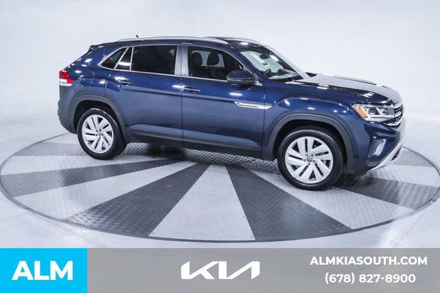 Photo of 2022 Tourmaline Blue Metallic Volkswagen Atlas Cross Sport