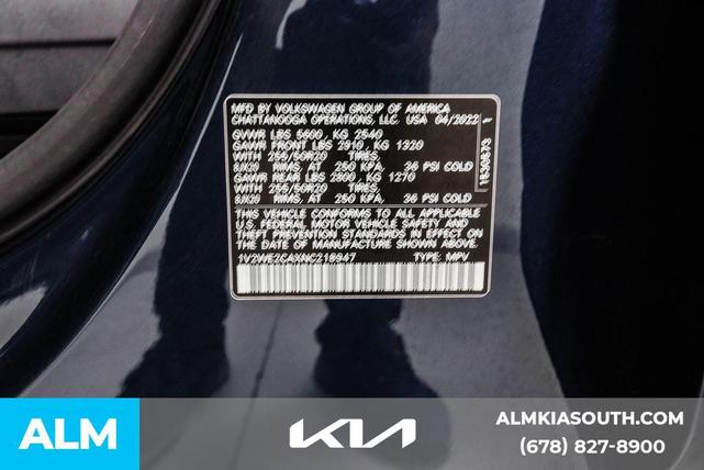 Photo of 2022 Tourmaline Blue Metallic Volkswagen Atlas Cross Sport