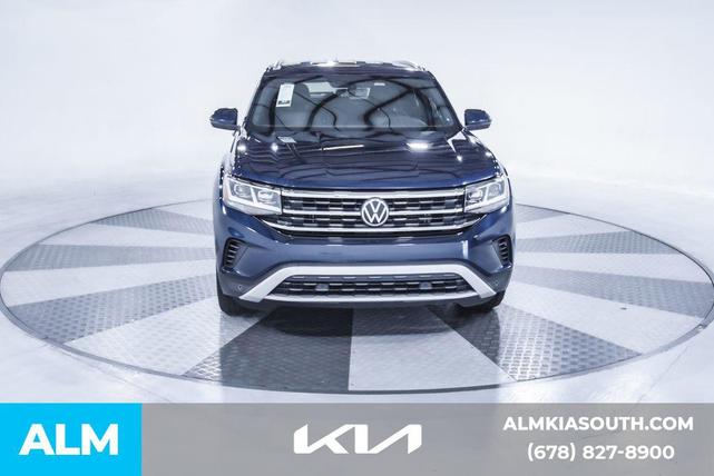 Photo of 2022 Tourmaline Blue Metallic Volkswagen Atlas Cross Sport