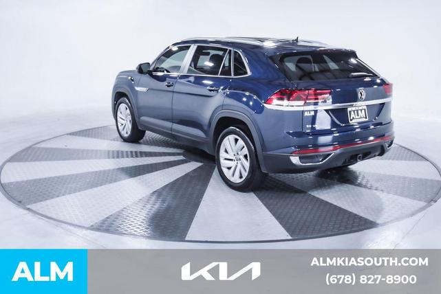 Photo of 2022 Tourmaline Blue Metallic Volkswagen Atlas Cross Sport
