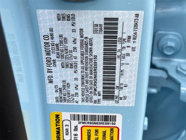 Photo of 2025 Robins Egg Blue Ford Bronco Sport