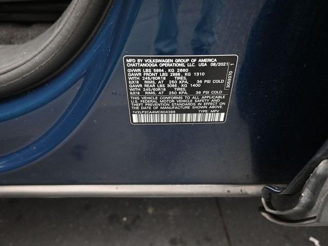 Photo of 2021 Tourmaline Blue Metallic Volkswagen Atlas
