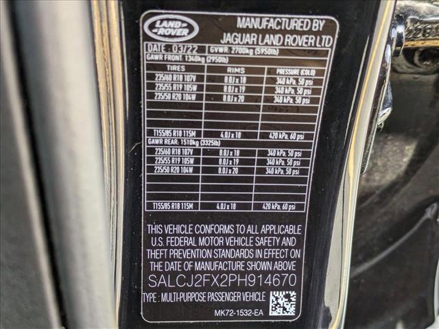 Photo of 2023 Santorini Black Metallic Land Rover Discovery Sport